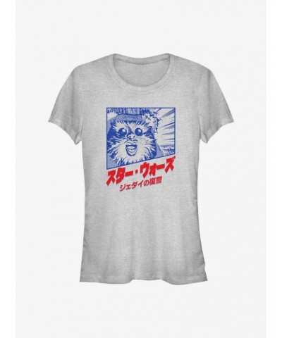 Star Wars Ewok Revenge of the Jedi in Japanese Girls T-Shirt $5.18 T-Shirts